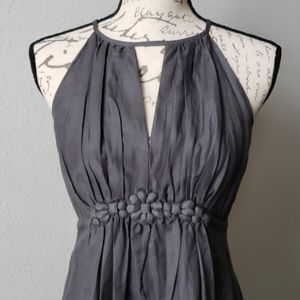 Shimmer gray mini dress size M